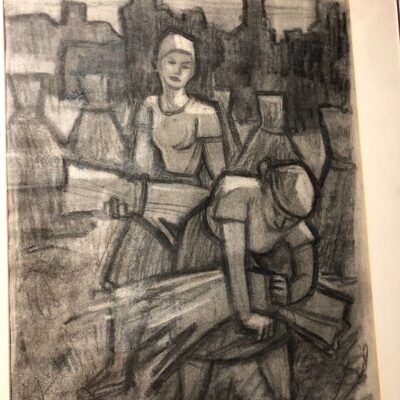 Ardo Sivadi (1900-1966) Naised põllul (1930/40ndad)