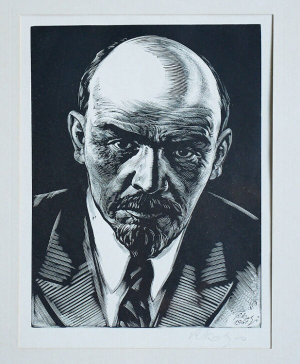 Kaljo Richard meisterlik graafika Leninist