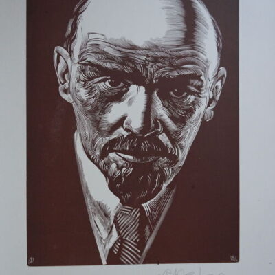 Kaljo Richard meisterlik graafika Leninist