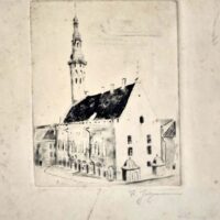 Jürgenson Friedrich "Raekoda" 1940-ndad, Baltisaksa kunstnik - Image 2