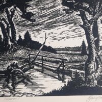 Kangilaski Juhan "PURRE" linool/ 1967 - Image 2
