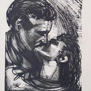 Kangilaski Ott (1911-1975) "Suudlus" 1940