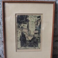 Kulles Toivo linoollõige "Müürivahe tänav" 68/100 1970 - Image 3