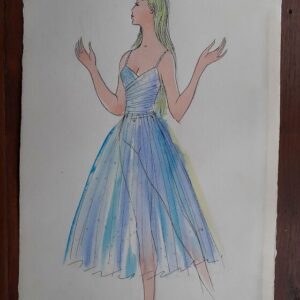 MEI NATALIE KOSTÜÜMIKAVAND BALLETILE "TUHKATRIINU" 1965
