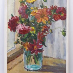 Pihelga Agu, õlimaal "aialilled" 1974