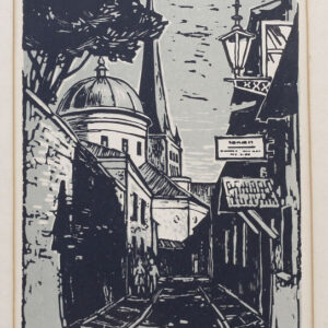 Kulles Toivo linoollõige "Müürivahe tänav" 68/100 1970