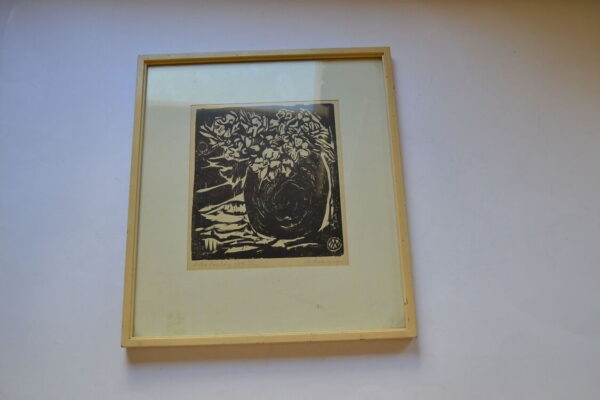 Laarman Märt LILLED 1959 02/40 Puulõige