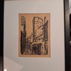 Laarman Märt Müürivahe puulõige 1959