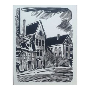 Laarman Märt (1896 – 1979). Tallinn motif. Street Tolli (1952)