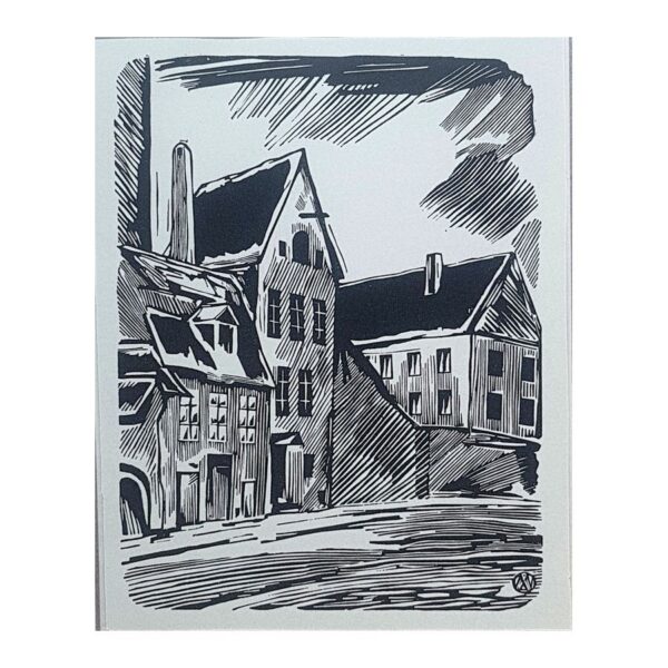 Laarman Märt (1896 – 1979). Tallinn motif. Street Tolli (1952)