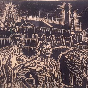 Eduard Wiiralt Töölised (linoollõigete mapist). 1920