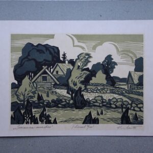 Mitt Hugo linool "Saaremaa maastik" 65/100