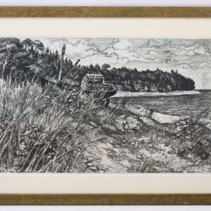 Hugo Mitt Veere rand 1989. Pehmelakk, paber. Lm 42x57