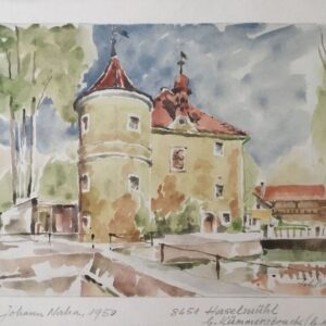 Naha Johann ilus akvarell aastast 1950