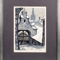 Mitt Hugo "The Old Gate in Toompea" lithographed 1972 - Image 3