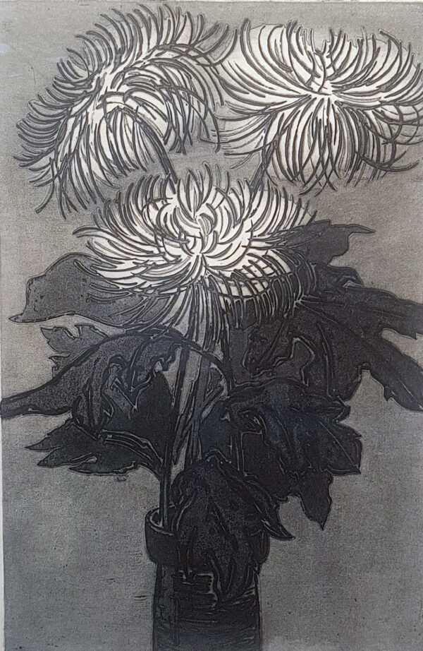 Berta Mäger 1964 Krüsanteemid reservaaž