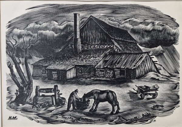 Hando Mugasto, "Farm yard"