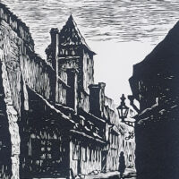 Laretei Heldur linool "Kõndis üksik kujuke" 1955.aastast - Image 2