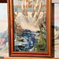 Joann Saarniit. “Birches” Maastik kasega. (1977) - Image 3