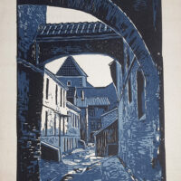 Kulles Toivo (1918-1984). Court Yard in the Street to the Vene. (1970) - Image 3