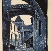 Kulles Toivo (1918-1984). Court Yard in the Street to the Vene. (1970) - Image 2