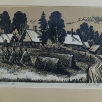 Lepp Esko "Leivavili" 1973.a. Graafika - Image 2