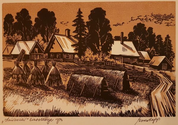 Lepp Esko "Leivavili" 1973.a. Graafika