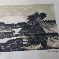 Lepp Esko Minevik linool 1973 - Image 2