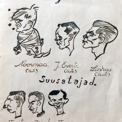 Pirk Varmo Eesti ja Läti sportlaste karikatuurid 2