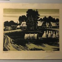Lepp Esko "Talu" 1966, signeeritud, raamimata - Image 2