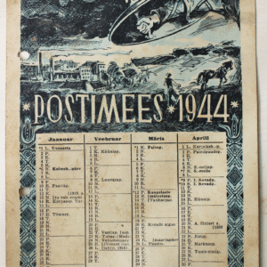 Kaleender Postimees 1944 Varmo Pirk