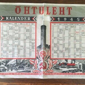 "ÕHTULEHT" - seinakalender 1945.