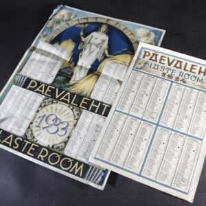 päevalehe kalendrid, 1934 & 1935
