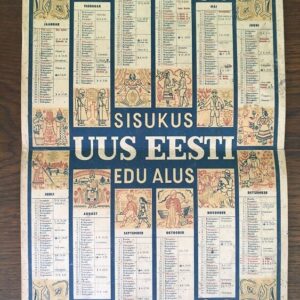 "UUS EESTI" - seinakalender 1939.