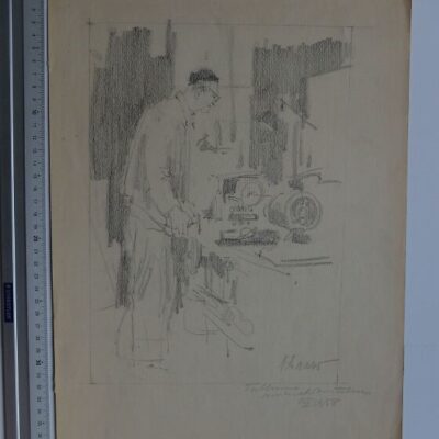 O. Soans “Tallinna Masinaehitustehas”, 1958. Joonistus.