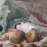 Aleksander Vardi. „Natüürmort“. 1940. aastad. Õli. Lõuend. 72,5 x 98,5 cm. - Image 3