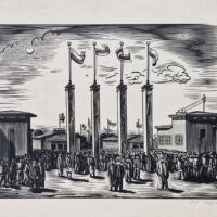 Laigo Arkadio "Näitusplatsi sissekäik" sign 1936.a MAPIST - Image 8