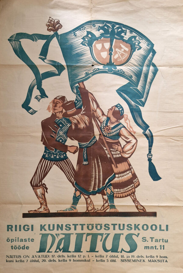 EW AEGNE, RIIGI KUNSTTÖÖSTUSKOOLI ÕPILASTE TÖÖDE NÄITUS