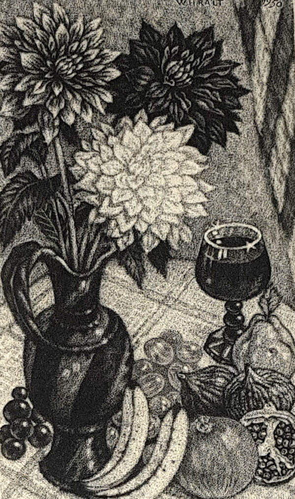 Eduard Wiiralt (1898 - 1954) Natüürmort (III seisund). 1950