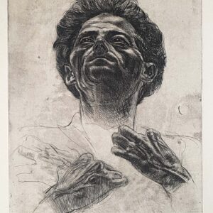 Eduard Wiiralt Martin Baeri portree, 1937