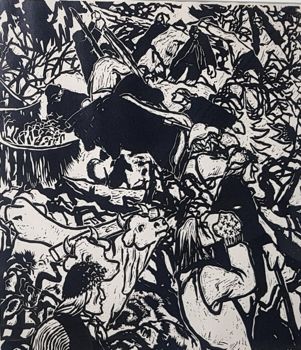 Eerik Haamer "Linnuse rajamine", 1953