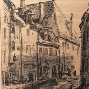 Evald Okas Pühavaimu tänav (Säde tänav). 1946