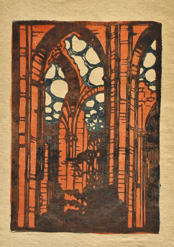 Ferdi Sannamees, linoollõigete mapp "Tartu suvel 1920"