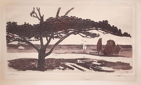 Henn Sarap (1906-1972) "Aegna" 1961