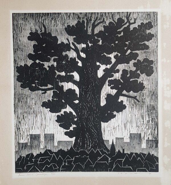Ilmar Torn "SUUR TAMM" (1921-1999) 1973 puulõige