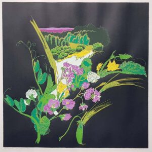 Malle Leis. Suur serigraafia 7/51 "Luha pool" 1986