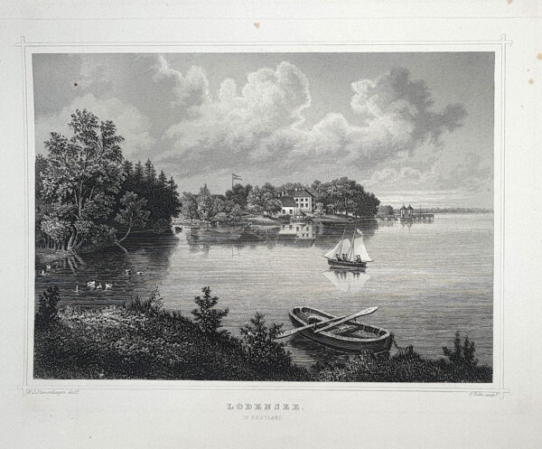 Wilhelm Siegfried Stavenhagen, Lodensee Klooga järv 1866