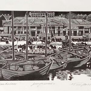 Väino Tõnisson - KAUBAHOOV (TARTUS) - PUUGRAVÜÜR, 1982
