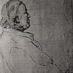 "Mehe portree profiilis paremalt" Hoffmann Oskar Georg Adolf