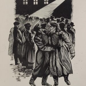 Illustratsioon Rudolf Sirge romaanile "Tulukesed luhal" Kaljo Richard